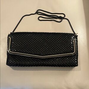 Chic Black and Gold Evening‎ Clutch